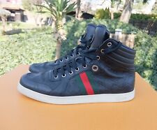 GUCCI SHOES 44 shoe sneaker sneakers black green red high top iconic for sale  Shipping to South Africa