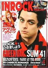 INROCK Abril 2011 4 Revista de Música de Japón GREEN DAY SUM41 ABRIL LAVIGNE segunda mano  Embacar hacia Argentina