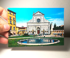 Cartolina piazza chiesa usato  Italia