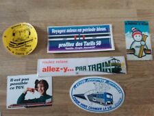 Lot autocollants vintage d'occasion  Charleville-Mézières