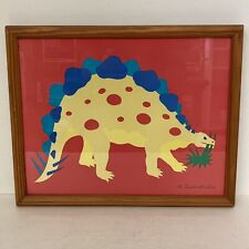 Stegosaurus dinosaur wall for sale  Ellinger