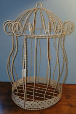 vintage bird cage white for sale  Willis