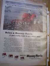 Vintage massey harris for sale  Three Rivers