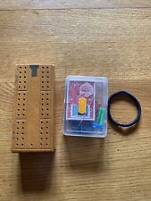 Wooden hinged cribbage for sale  STOCKSFIELD