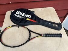 Wilson Pro Staff Classic 6.1 Si Tennis Racquet 95 With Cover Graphite 4 3/4 Grip, used for sale  Shipping to South Africa