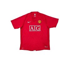 Camiseta deportiva de fútbol en casa de Nike Manchester United MU 2007/09 talla L segunda mano  Embacar hacia Argentina