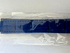 NOVO original Cartier Aligator pulseira de couro implantação semi tapete azul lápis 18/16, usado comprar usado  Enviando para Brazil