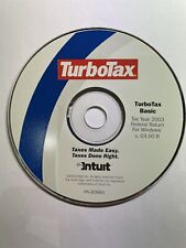 Turbotax basic 2003 for sale  Ambler