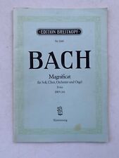 Notes. bach. magnificat. for sale  Shipping to United Kingdom