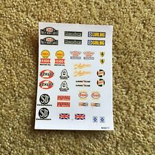 Scalextric decal sheet. for sale  RUSHDEN