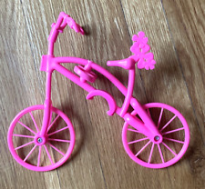 Usado, Boneca Barbie rosa bicicleta bicicleta ao ar livre diorama acessório 2007 rodas giro 7" comprar usado  Enviando para Brazil