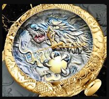 Relógio de pulso masculino de quartzo escultura dragão dourado pulseira de silicone impermeável  comprar usado  Enviando para Brazil