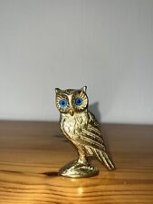 Antique brass owl d'occasion  Expédié en Belgium