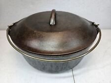 VINTAGE LODGE #8 CAST IRON DUTCH OVEN w/ LID USA 10-1/4"  EXCELLENT 1955-1965 for sale  Shipping to South Africa
