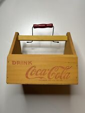Coca Cola Coke Vintage 6 Pack Carrier Holder 1996 Bottle Wooden for sale  Shipping to South Africa