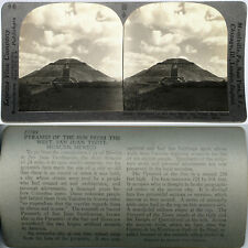 Keystone Stereoview of the Pyramid of the Sun, México De 600/1200 Conjunto de Cartas #88 comprar usado  Enviando para Brazil