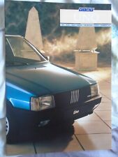Fiat uno brochure d'occasion  Expédié en Belgium