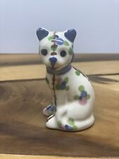 hand cat painted porcelain for sale  Fort Lauderdale