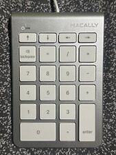 Teclado Macally con cable teclado numérico USB C 10 teclas plateado blanco segunda mano  Embacar hacia Mexico