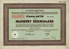 Hydrometer 1927 breslau gebraucht kaufen  Bayreuth
