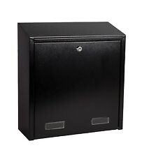 Rear Access Post Box for Gate or Door Mounting Black W3-6 - Grade B for sale  Shipping to South Africa