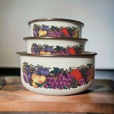 Cornucopia enamelware fruit for sale  New Albany