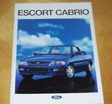 Folheto de vendas Ford Escort XR3i CLX CABRIO fevereiro 1993 em alemão, usado comprar usado  Enviando para Brazil