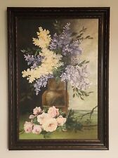 Lilacs painting framed for sale  Narvon