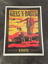 Litografia Guns N Roses Not In This Lifetime Winnipeg Canadá 24/08/2017 #72/350, usado comprar usado  Enviando para Brazil