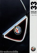 Alfa preisliste 1993 gebraucht kaufen  Gladbeck