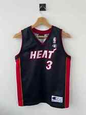Camiseta deportiva de los Miami Heat de la NBA camisa campeón niños 9/10 años Dwayne Wade segunda mano  Embacar hacia Argentina