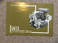 Lancia flavia brochure for sale  WICKFORD