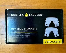 Gorilla Ladders MPX Aluminum Rail Brackets GLMP-RB-2 for sale  Shipping to South Africa