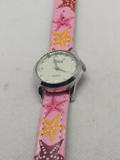 Usado, Vivani Watch Accutime Watch Co. Mulheres femininas tema flor couro tom prata comprar usado  Enviando para Brazil