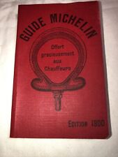 Guide michelin 1900 d'occasion  Fontenay-Trésigny