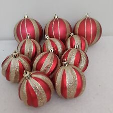 11x BHS Swirls Vintage Retro Christmas Tree Ornaments​ / Baubles/ Decorations m5 for sale  SANDWICH