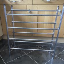 Metal shoe rack, used for sale  DUNMOW
