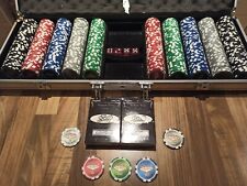 500 Professional Poker Chips Set Suitcase - Las Vegas Nevada - Great Quality - No Laser for sale  Shipping to South Africa