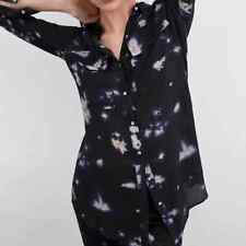 Blusa femenina mediana Zara negra Tie Dye blusas, usado segunda mano  Embacar hacia Mexico