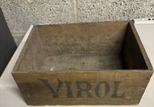 Virol wooden box for sale  DOWNPATRICK