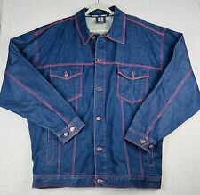 Jaqueta jeans masculina Code 4 XXL azul resistente utilitária casaco jeans bolsos carpinteiro comprar usado  Enviando para Brazil