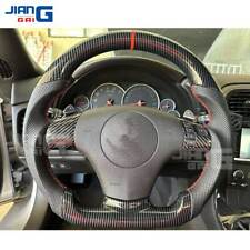 HYDRO DIP Carbon Fiber Steering Wheel Fit 06-13 Corvette C6 Z06 ZR1 US Stock for sale  Shipping to South Africa