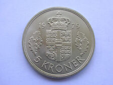 Denmark kroner 1979 usato  Italia