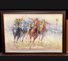 Signed large oil for sale  DERBY