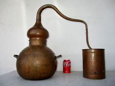 Usado, Destilaria vintage de cobre martelado alambique Still Moonshine bom tamanho 10 litros comprar usado  Enviando para Brazil