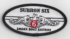 Submarine Squadron Six (Subron 6) - Smoke Boat Sisters - BC Patch Cat No c7266, usado comprar usado  Enviando para Brazil