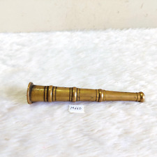 1920s Vintage Handmade Brass Tobacco Smoking Pipe Tobacciana Collectible M660, used for sale  Shipping to South Africa