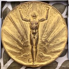 Médaille bronze doré d'occasion  France