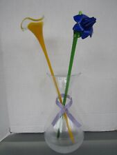 Glass flowers long for sale  Seymour
