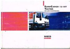 IVECO EUROCARGO 12-18 TONELADAS TECTOR TRUCK 2000 MANUAL DE INSTRUÇÕES E MANUTENÇÃO comprar usado  Enviando para Brazil